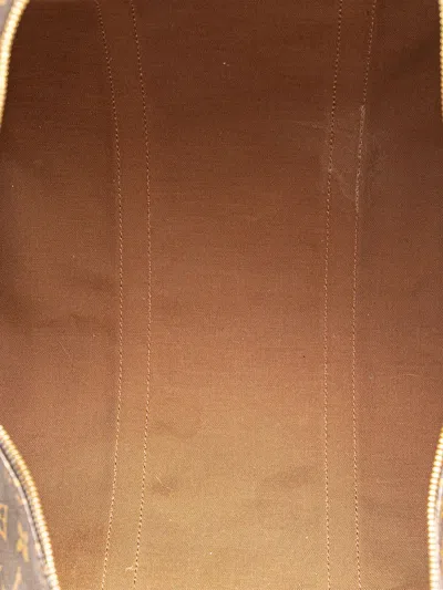 Pre-owned Louis Vuitton 1997 Monogram Keepall 50 Travel Bag In Brown