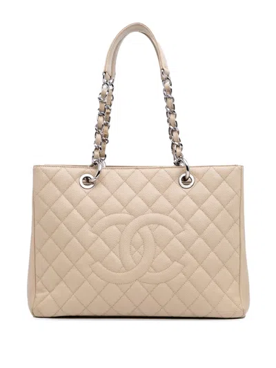 Pre-owned Chanel 2011 Caviar Grand Shopping Tote Bag