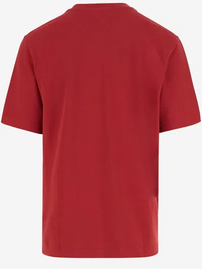 Jacquemus Round Neck Short Sleeve T-shirt In Red