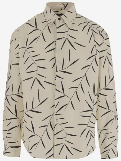 Jacquemus 'simon Leaf Print Shirt' In Multi