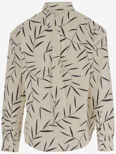 Jacquemus 'simon Leaf Print Shirt' In Multi