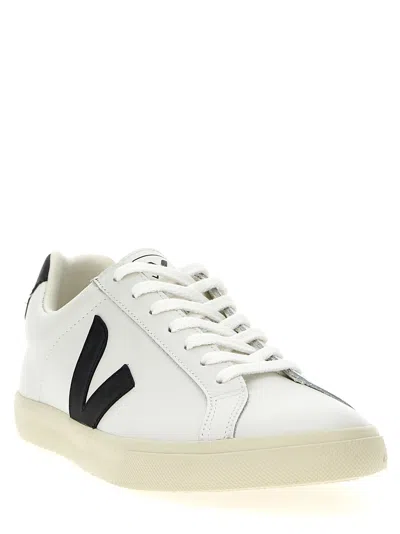 Veja Esplar Sneakers In White Leather In White