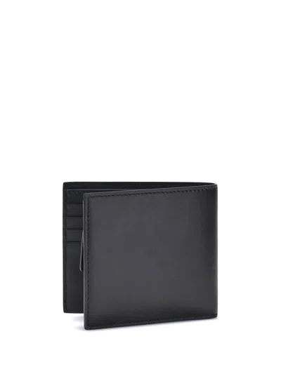Dsquared2 Compact Design Fold Wallet In Black