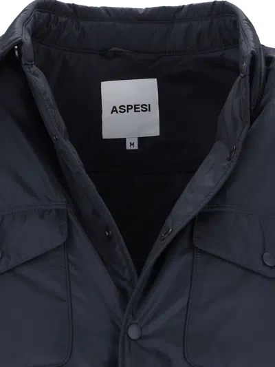 Aspesi Shirts In Blue