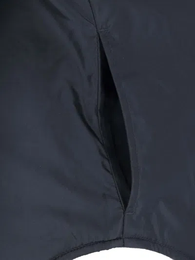 Aspesi Collared Jacket With Button Cuffs And Pockets In Blue