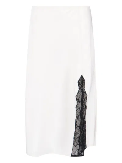 Calvin Klein Midi Skirt In White