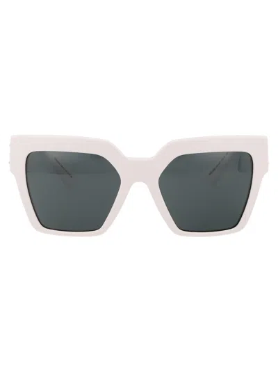 Versace Logo-embossed Square-frame Sunglasses