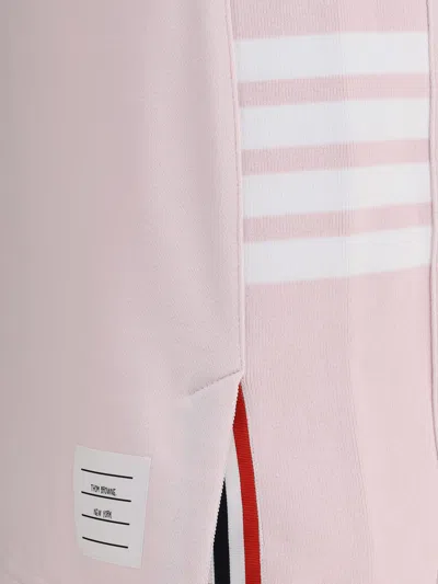 Thom Browne Women Cotton Mini Skirt In Pink