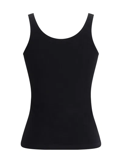 Wolford Cotton Blend Tank Top In Black