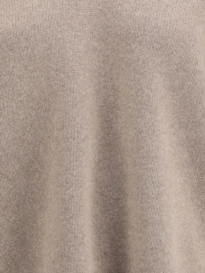 Rohe V-neck Wool Jumper In Brown