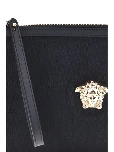 Versace Women Medusa Canvas Pouch