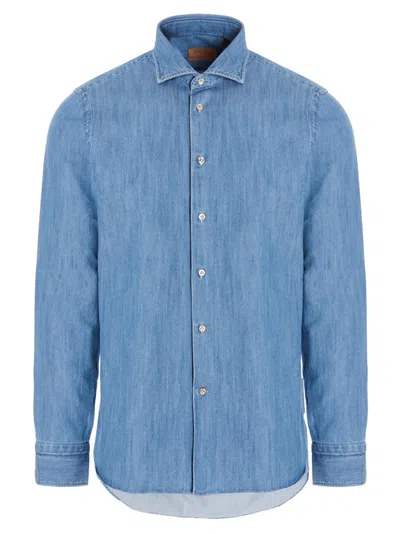 Borriello Napoli Borriello 'marechiaro' Shirt In Blue