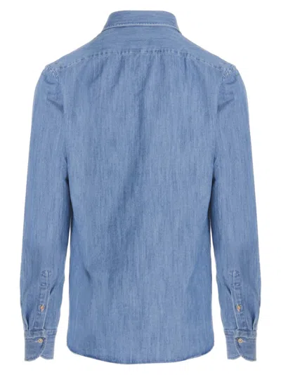 Borriello Napoli Borriello 'marechiaro' Shirt In Blue