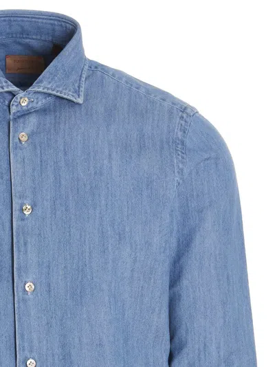 Borriello Napoli Borriello 'marechiaro' Shirt In Blue