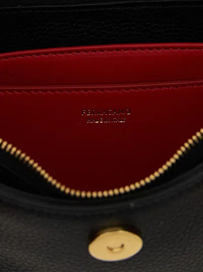 Ferragamo Gabry Shoulder Bags Black