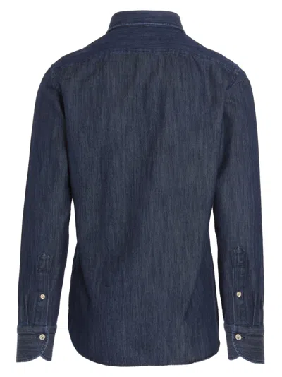 Borriello Napoli Borriello Denim Shirt In Blue