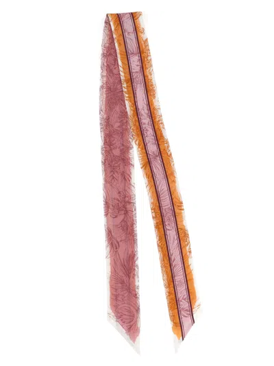 Ferragamo Gravure-print Silk Bandeau