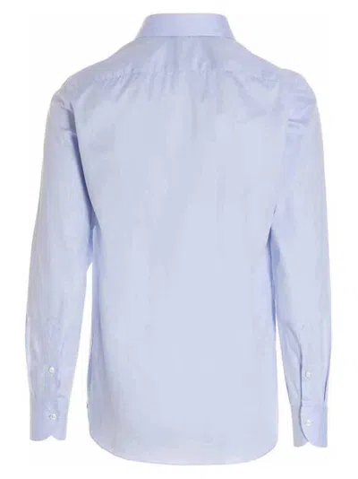 Borriello Napoli Long-sleeved Shirt In Blue
