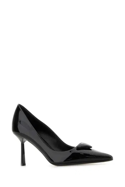 Prada Black Pointed Toe Heels