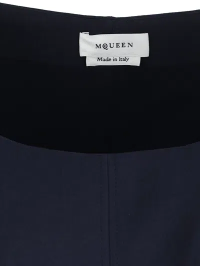 Alexander Mcqueen Wool And Silk Mini Dress