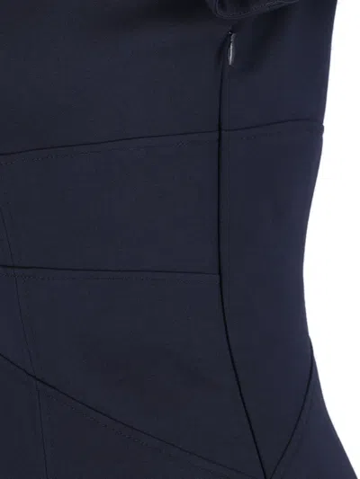 Alexander Mcqueen Wool And Silk Mini Dress