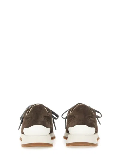 Brunello Cucinelli Suede Running Sneaker