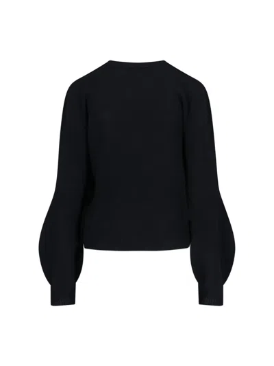 Marni Logo Cashmere Sweater In Black