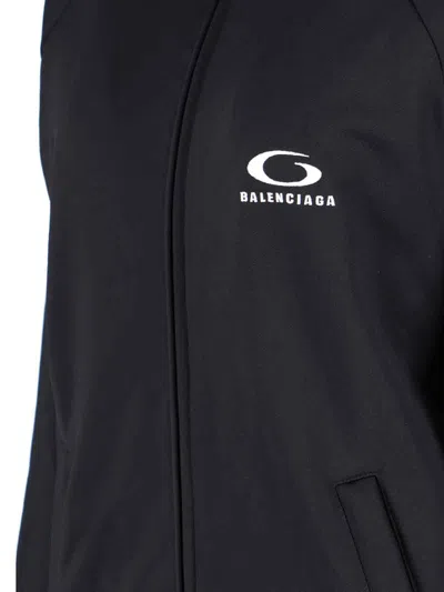 Balenciaga Reimagined Black Jacket With Open Back In Black