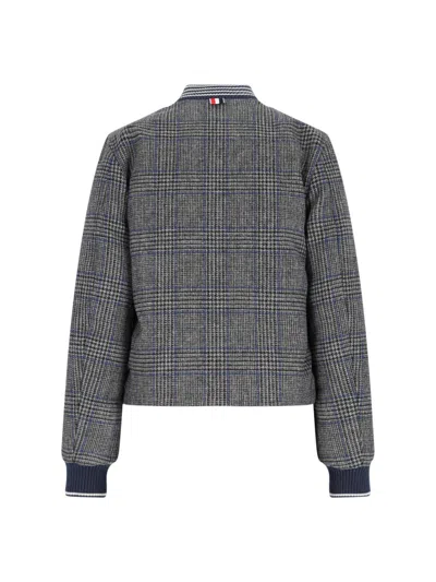 Thom Browne Wool Jacket In Gray