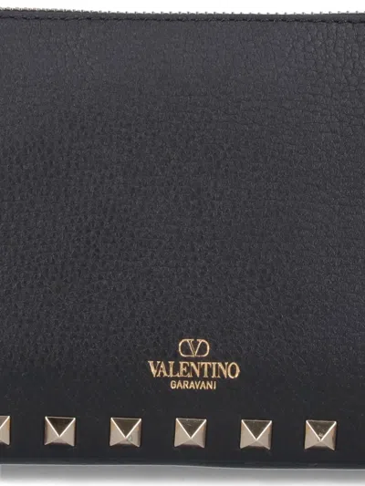 Valentino 'rockstud' Small Crossbody Bag In Black