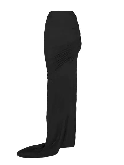 Rick Owens Asymmetrical Mini Skirt