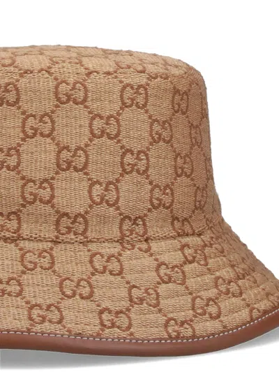 Gucci Gg Bucket Hat In Brown
