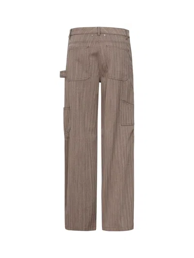 Golden Goose Journey Trousers In Wool Blend In Brown