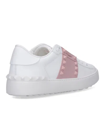Valentino Rockstud Untitled Sneakers In White