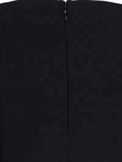 Valentino Virgin Wool And Silk Midi Skirt