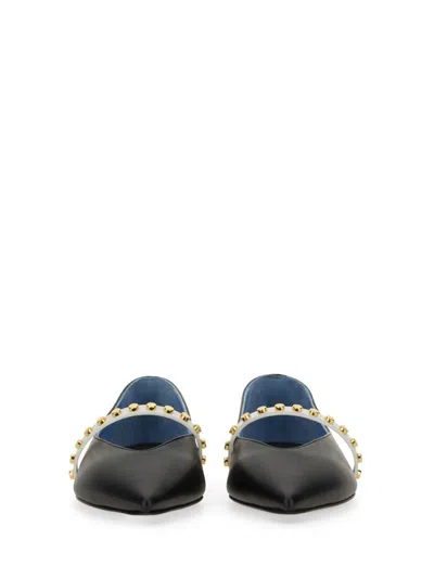Alexander Mcqueen Leather Ballerina