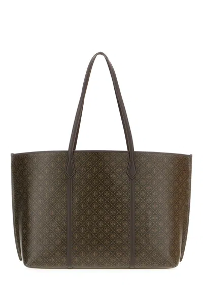 Tory Burch Printed Canvas Perry Shopping Bag