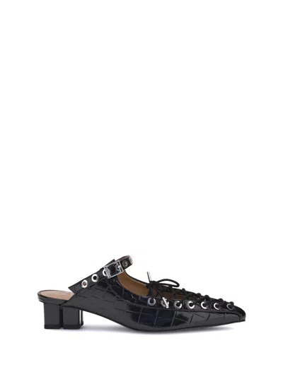 Ganni Women Oleatex Laced Mules