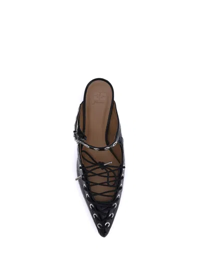 Ganni Women Oleatex Laced Mules