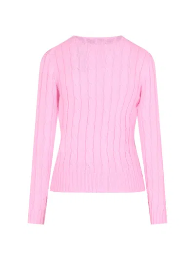 Polo Ralph Lauren Pima Cotton Kimberly Sweater In Pink