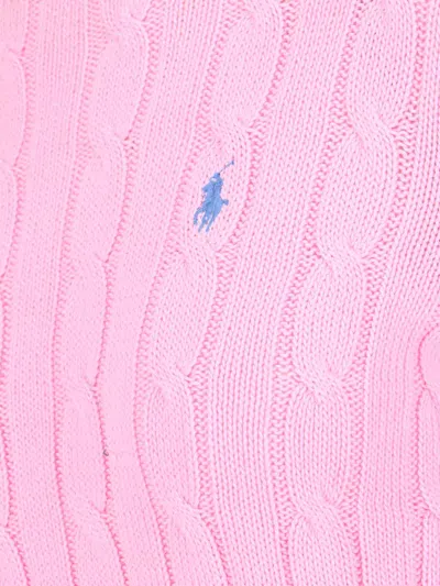 Polo Ralph Lauren Pima Cotton Kimberly Sweater In Pink