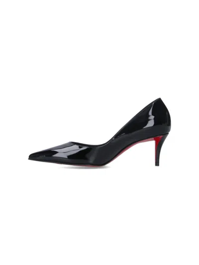 Christian Louboutin Glossy Pointed Toe High Heel Pumps In Multi