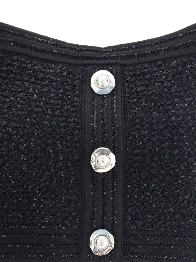 Balmain Light Tweed Top Straps