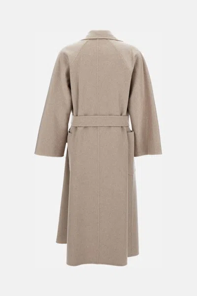 Max Mara Ludmilla Coat In Brown