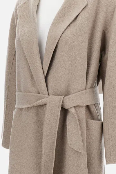 Max Mara Ludmilla Coat In Brown