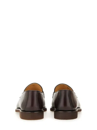 Brunello Cucinelli Leather Flex Penny Loafers