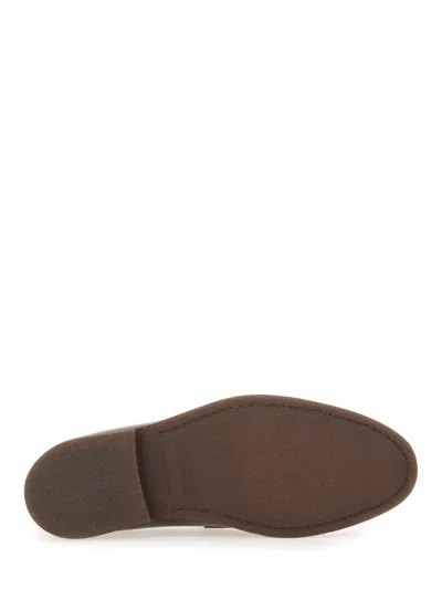 Brunello Cucinelli Leather Flex Penny Loafers