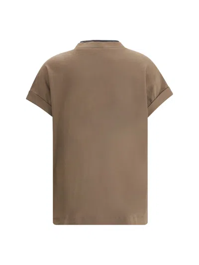 Brunello Cucinelli T-shirt With Embellishments