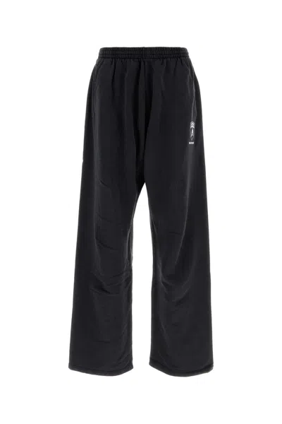 Balenciaga Elastic Waistband Tracksuit Pants In Gray