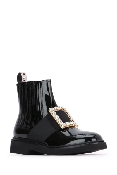 Roger Vivier Viv Rangers Stras B Chels Bootie 25